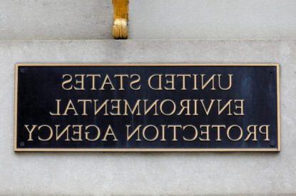 FILE PHOTO: Signage is seen at the headquarters of the United States Environmental Protection Agency (EPA) in Washington, D.C., U.S., May 10, 2021. REUTERS/Andrew Kelly/File Photo